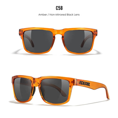 Sonnenbrille Outdoor polarisiert Farbverlauf winddicht Standardgröße Unisex