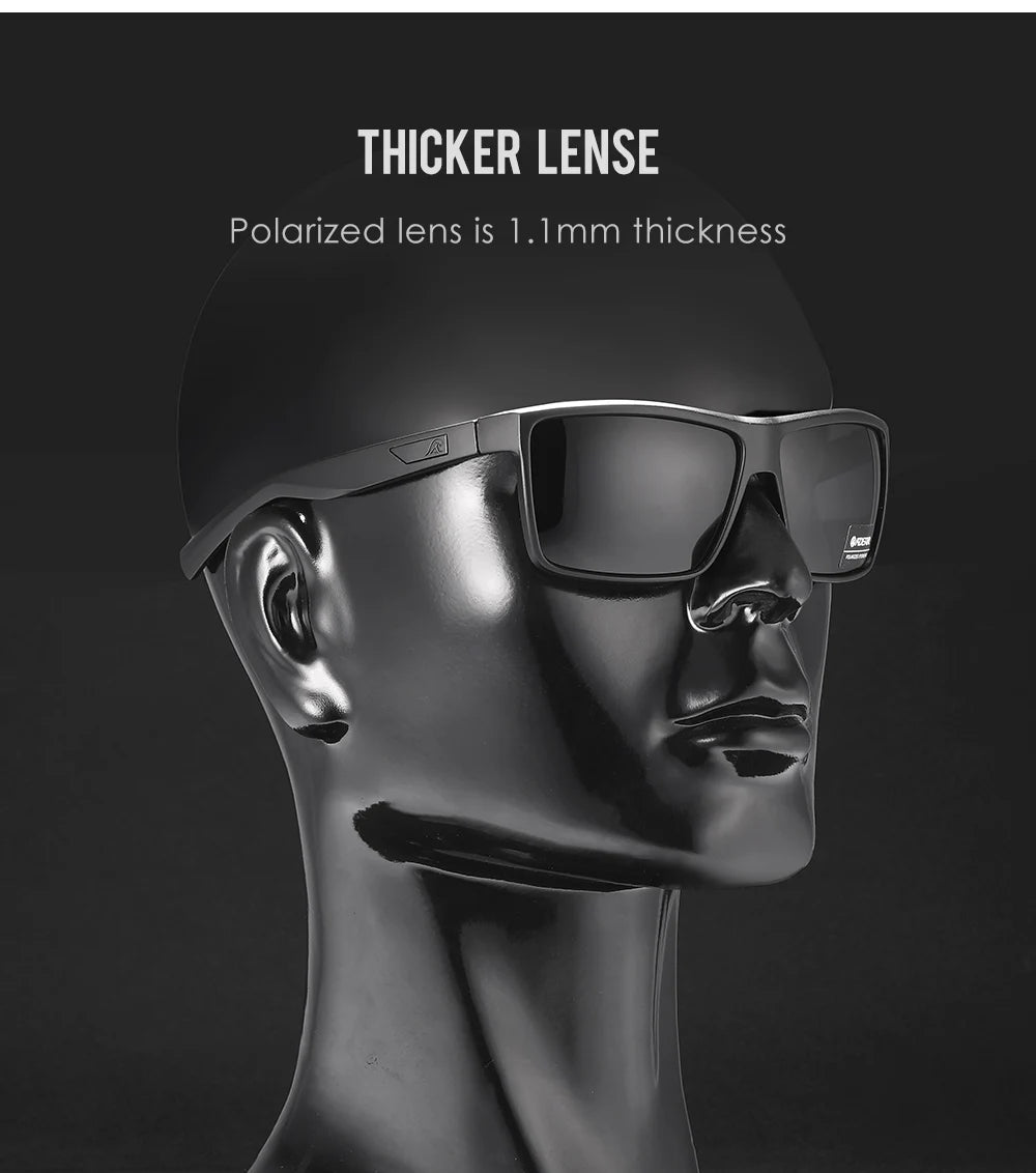 Sonnenbrille Rechteck polarisiert UV400 Beschichtung Herren