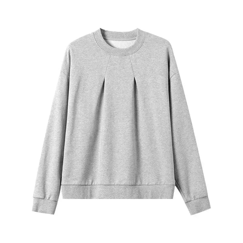 Herren Crewneck Sweatshirt im Y2K Stil mit Taschen und Kapuze
