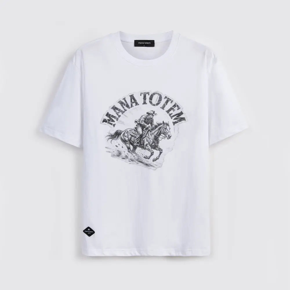 Herren T-Shirt Race Motiv Atmungsaktiv 100% Baumwolle Slim