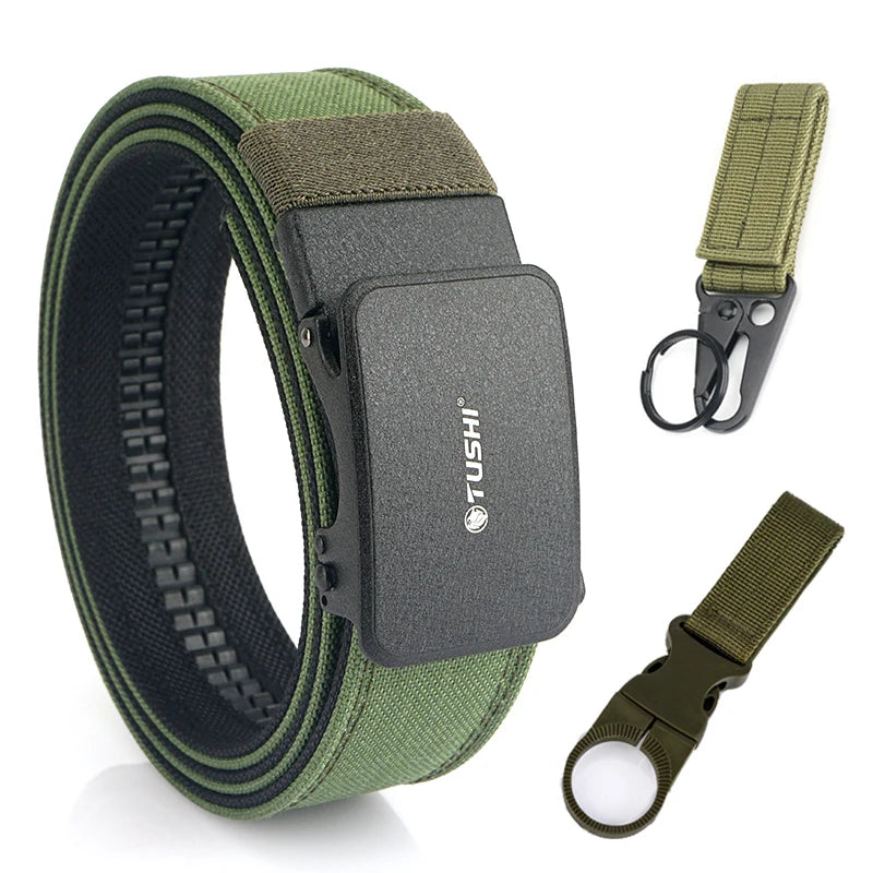 VATLY Military Tactical Gürtel 1100D Nylon IPSC Automatik-Schnalle Herren