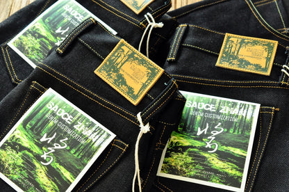 Herren Jeans aus Selvedge Raw Denim im Vintage-Stil mit Taper Fit