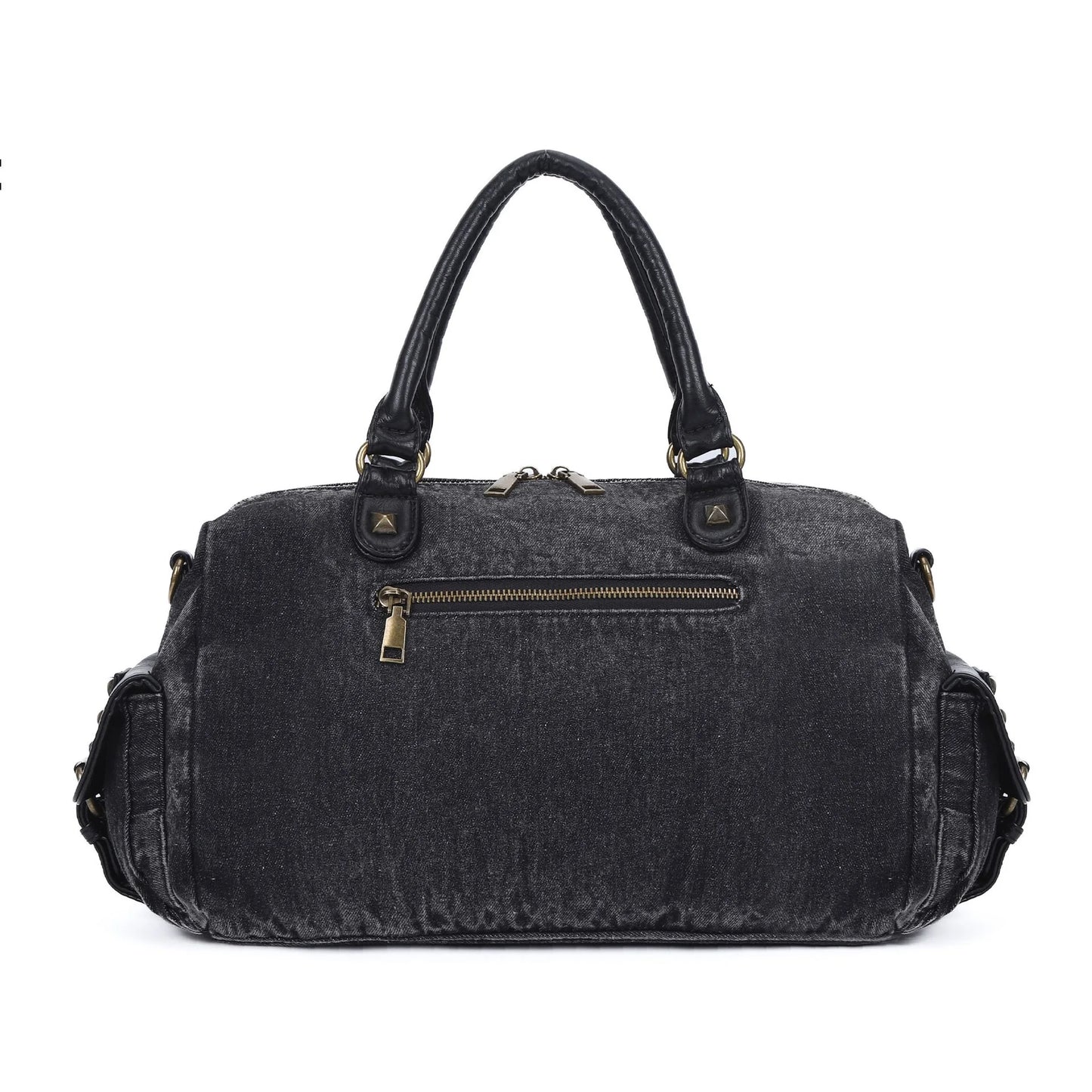 Damen-Satchel-Tasche Aus Denim Mit Obergriff Großes Fassungsvermögen Alltagstauglich