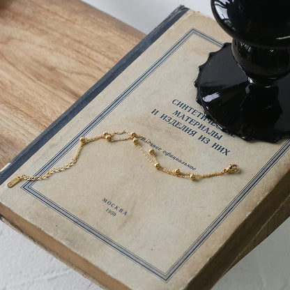Damen-Armband Doppelperle koreanischer Trend