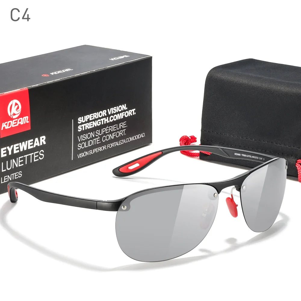 Sonnenbrille Sport TR90 ultraleicht polarisiert 63mm Herren