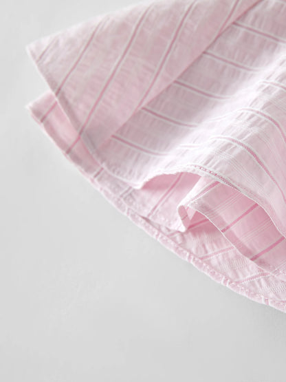 Kurzarm-Damenbluse im Workwear-Stil mit Kordelzug – ideal für den Sommer und den Büroalltag