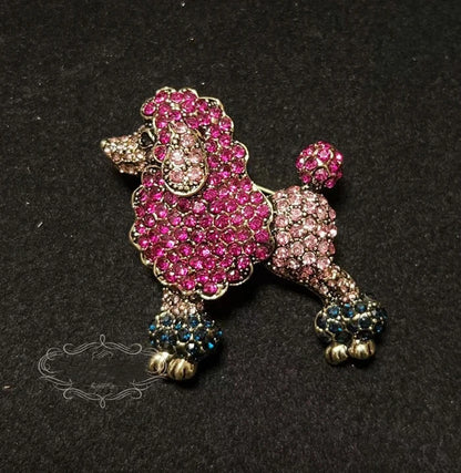 Brosche Katze Schmetterling Kristall Strass Barock Palast Tier Emaille Unisex