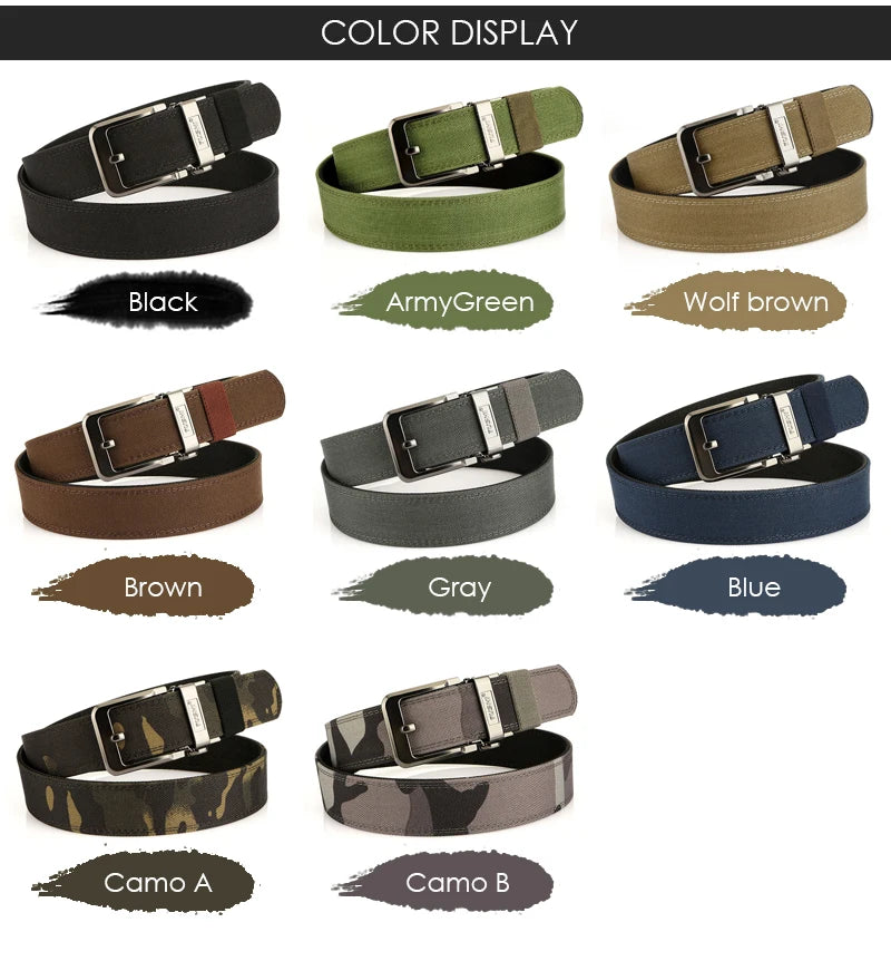 Herren-Taktischer Gürtel 3,8 cm Breite Aus Nylon 1100D mit Zinklegierungs-Schnalle