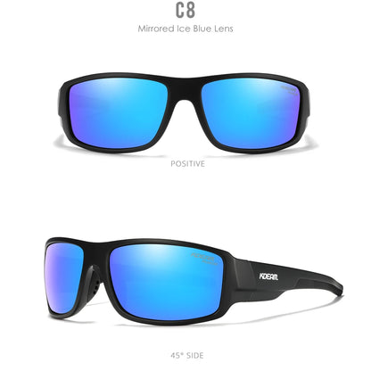 Sonnenbrille Sport polarisiert Cat.3 Druckmuster Rahmen Herren
