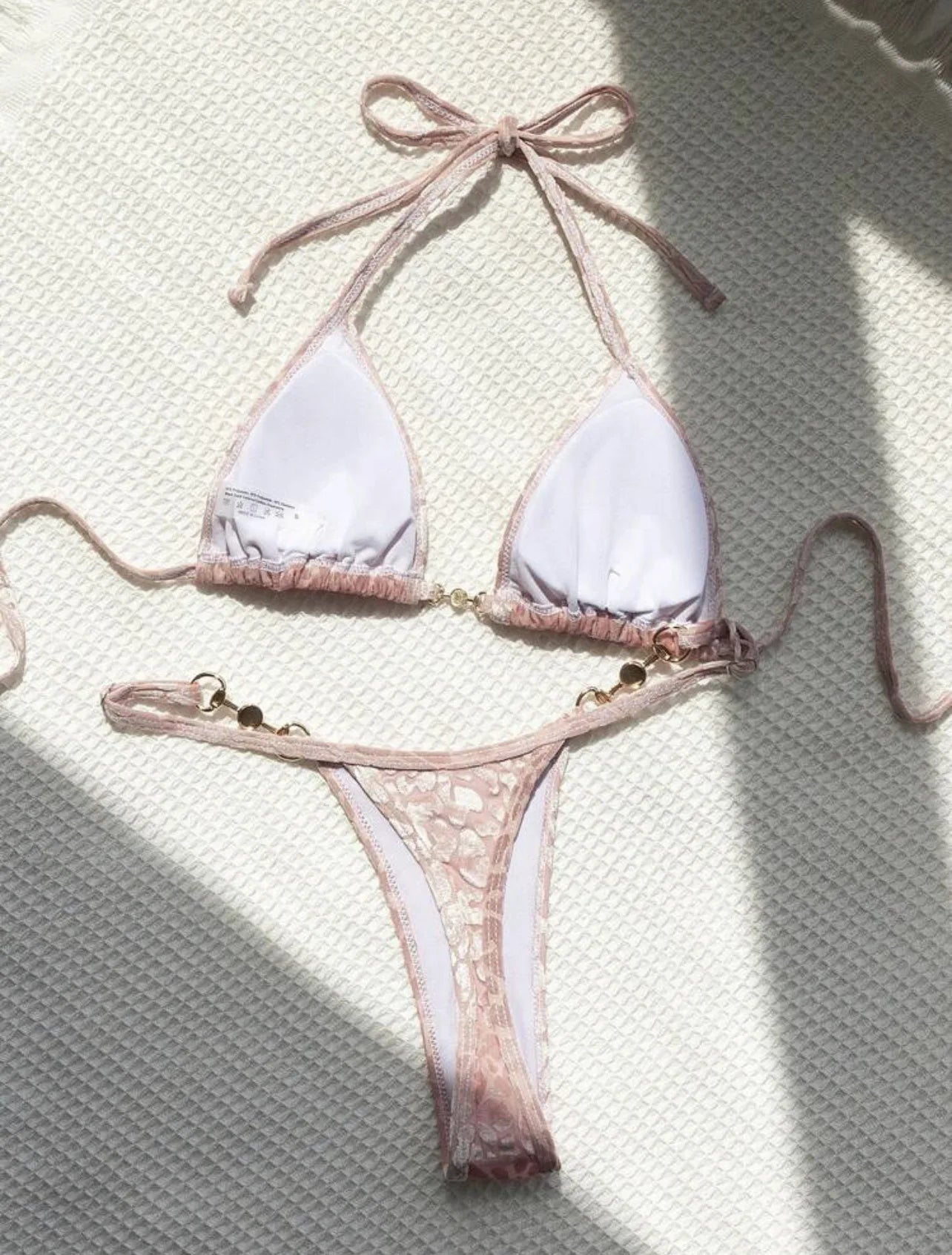 Blumiger, sexy Bikini-Set für Damen – ideal für Strand und Pool