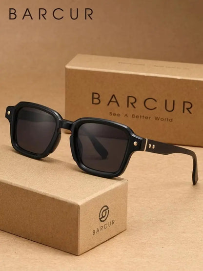 Sonnenbrille quadratisch Retro Luxe polarisiert UV400 Unisex