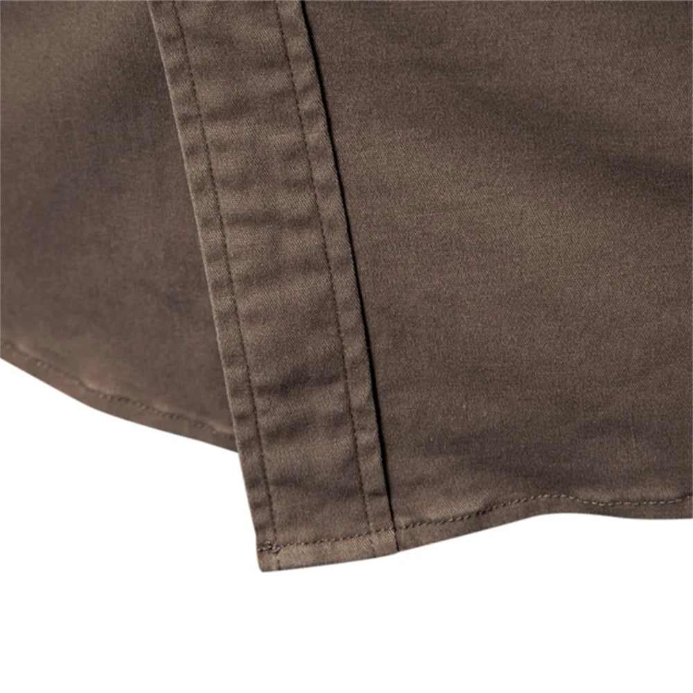 Premium Slim Fit Herrenhemd Aus Weicher Baumwolle Langarm