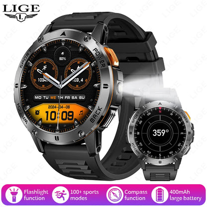 LIGE Outdoor-Sport-Smartwatch mit 1,53 Zoll Display und robustem Design