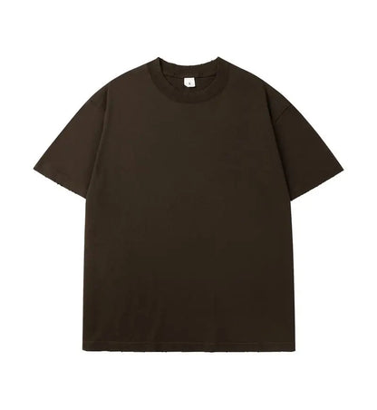 Unisex Zerrissenes T-Shirt im Vintage-Look für Hip Hop Streetwear