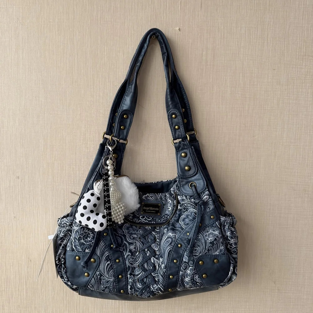 Damen-Top-Handle-Tasche aus PU-Leder mit Telefonfach und mehreren Innenfächern für Alltag und Freizeit
