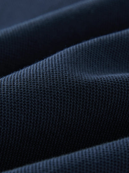 Ärmelloses Damen-Top aus reiner Baumwolle mit Wellenmuster und Perlendetails – atmungsaktiv und elegant in Blau