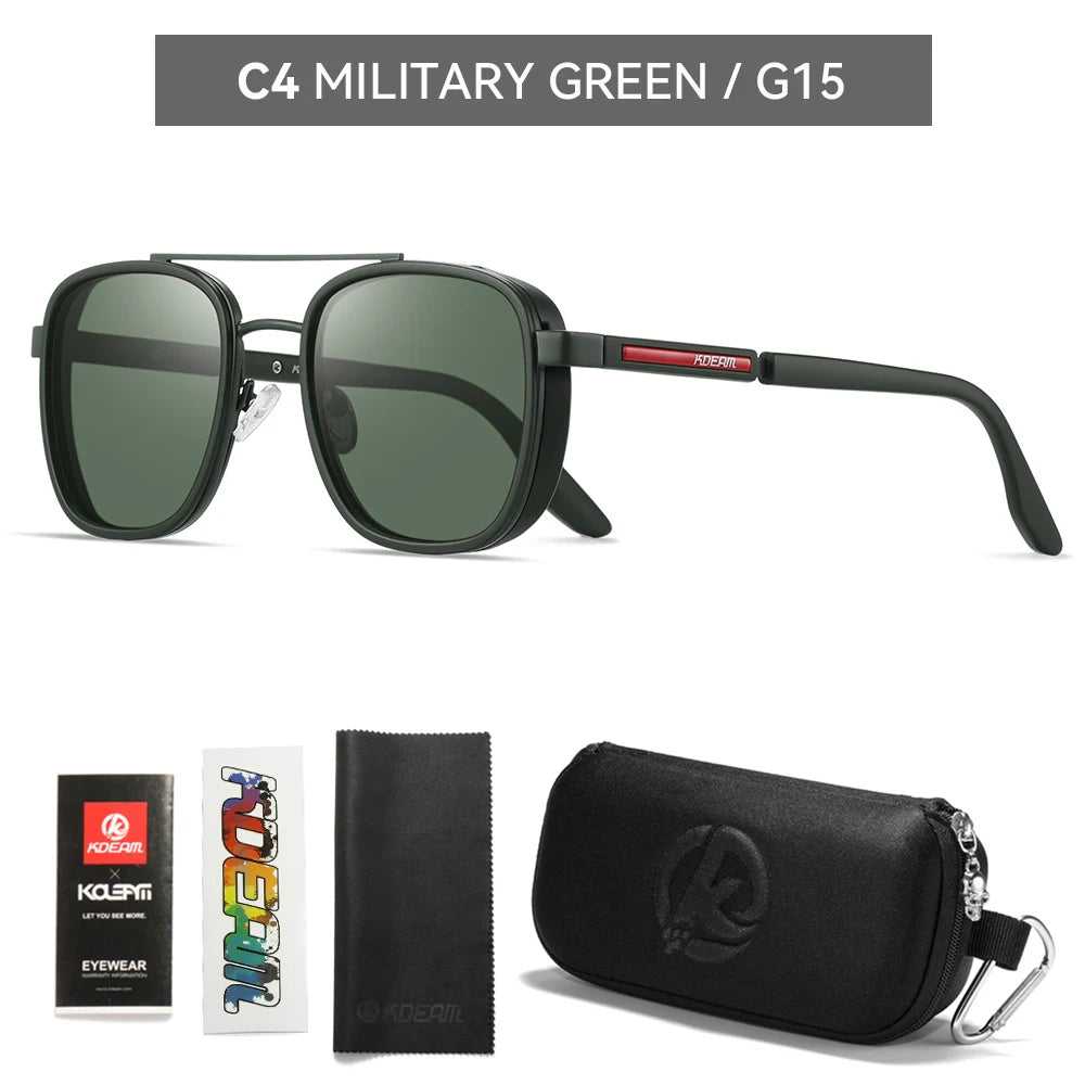Sonnenbrille Vollrand TR90 polarisiert Angeln Fahren Herren