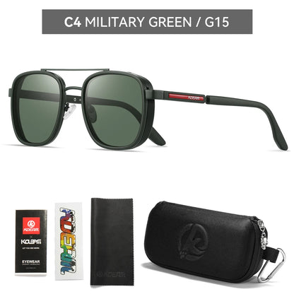 Sonnenbrille Vollrand TR90 polarisiert Angeln Fahren Herren
