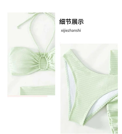 Sexy Bikini-Set mit Push-up für Damen – ideal für Strand und Pool