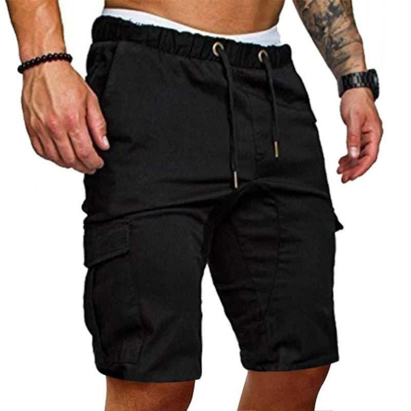 Lässige Herren-Shorts in Übergröße mit mehreren Taschen und lockerem Schnitt – ideal für die Arbeit