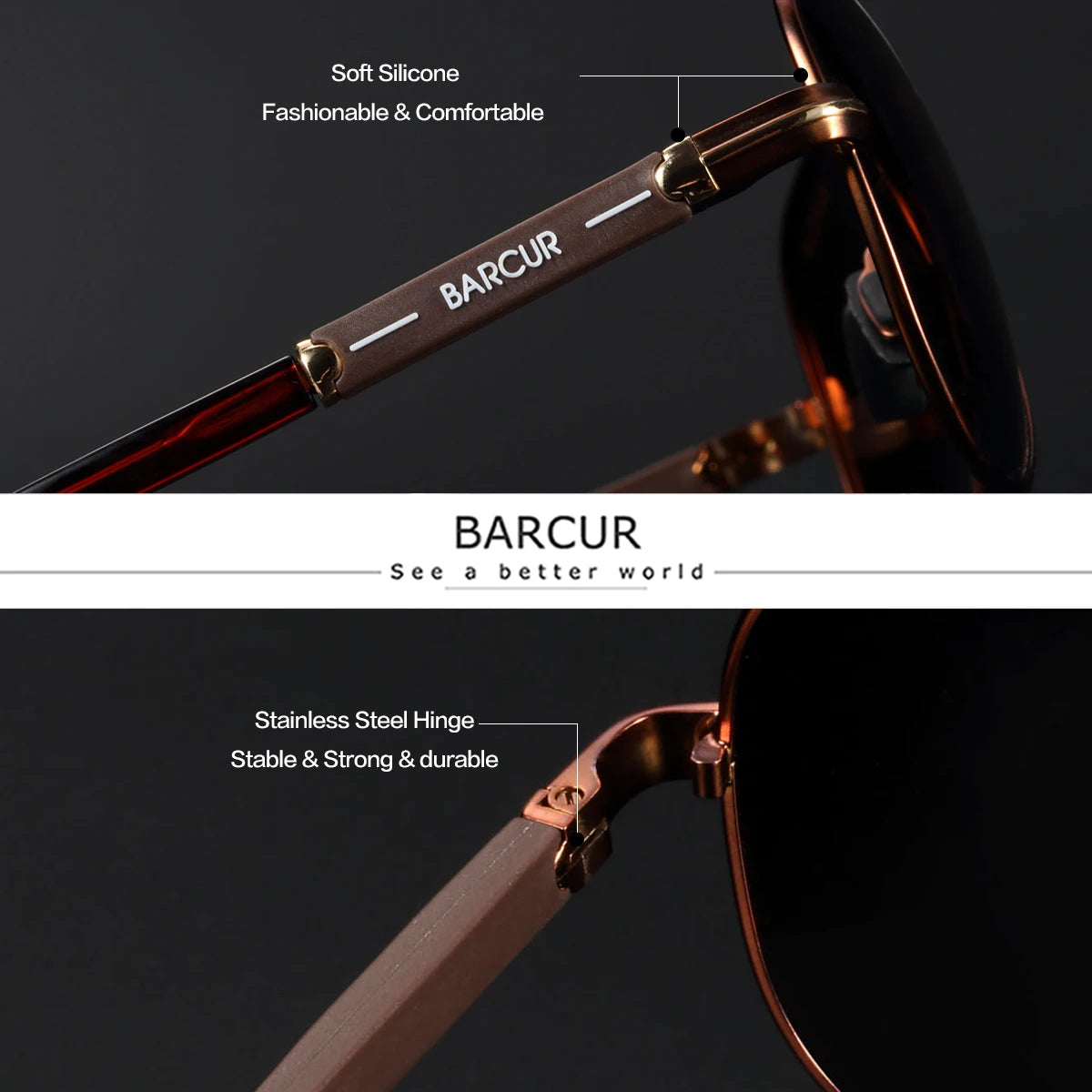 Sonnenbrille oval Party-Stil UV400 Farbkontrast polarisiert Unisex