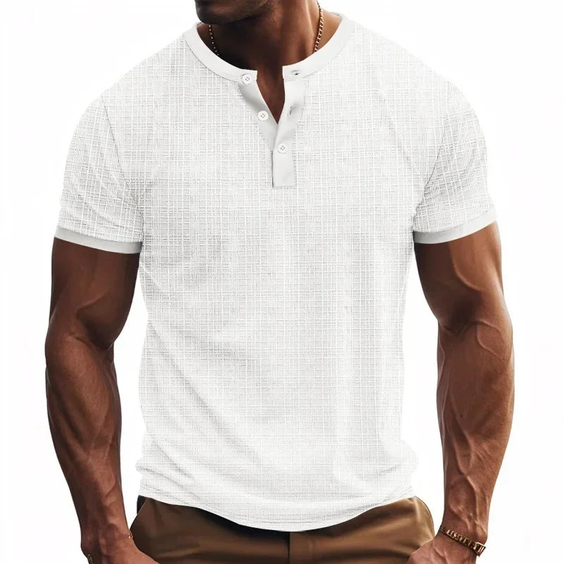 Leichtes, atmungsaktives Herren-Mesh-Shirt für Partys und Nachtclubs – europäischer und amerikanischer Stil