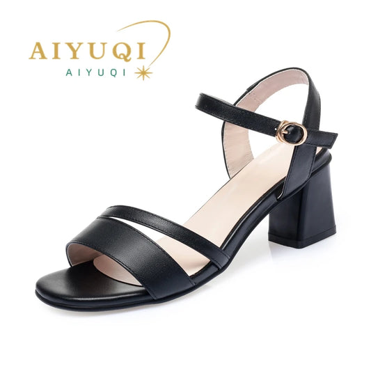 Damen High Heel Sandalen Rutschfest Geschlossen