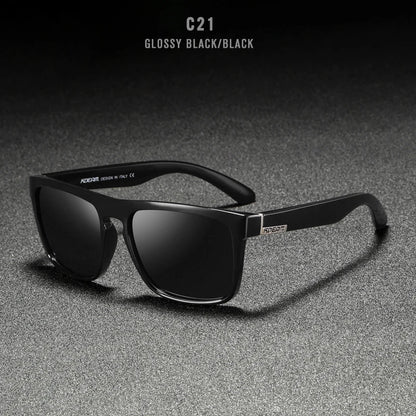 Sonnenbrille quadratisch polarisiert elastisch Spiegel 17 Farben Unisex