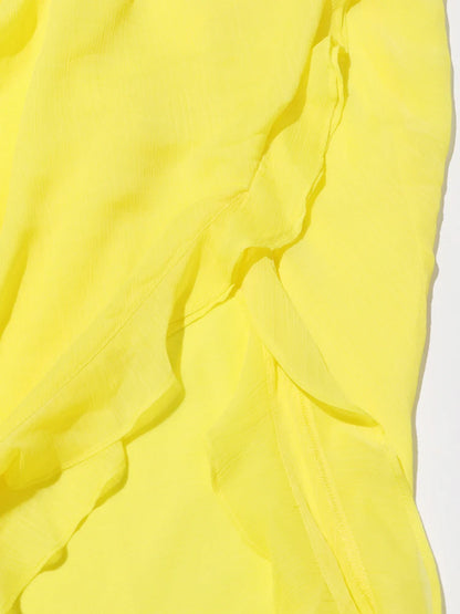 Lässige Damenbluse mit Stehkragen und langen Ärmeln im Patchwork-Design – transparent und stilvoll.