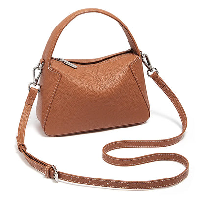 Damen-Handtasche aus Rindleder Kompakt Crossbody für Beruf und Alltag Hochwertig Verarbeitet