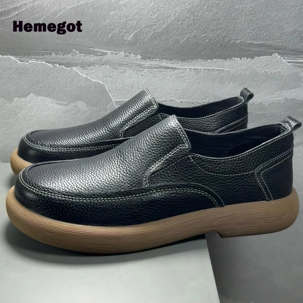 Elegante Herren-Loafer mit dicker Sohle – stilvoll & komfortabel