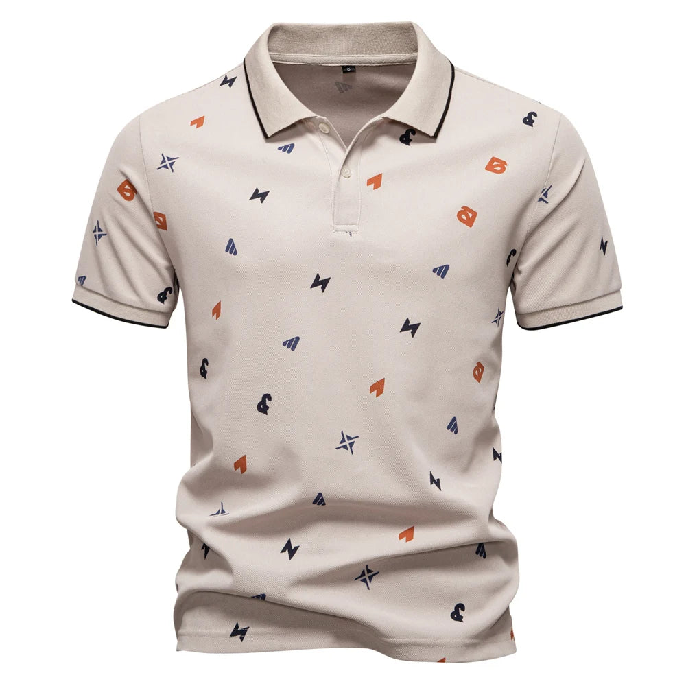 Herren Poloshirt Slim Fit Atmungsaktiv Sommer Casual Style