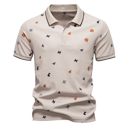Herren Poloshirt Slim Fit Atmungsaktiv Sommer Casual Style