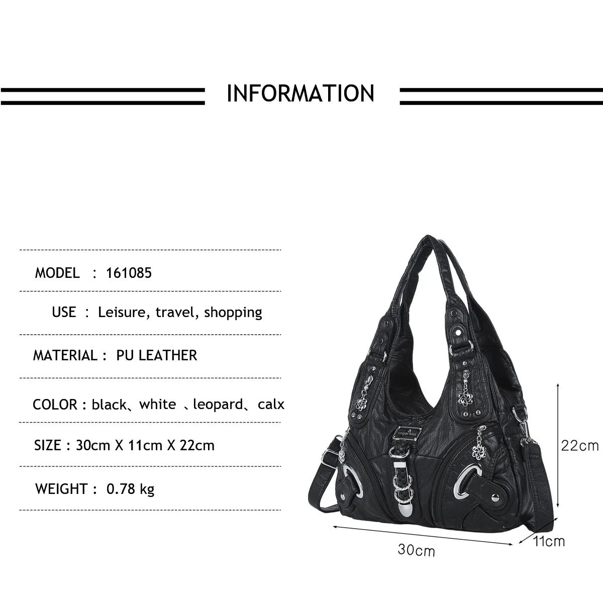 Damen-Denim-Schultertasche Vintage Großes Fassungsvermögen Mit Top-Handle Alltagstauglich