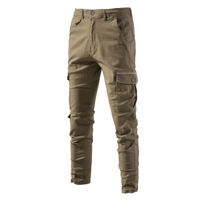 Premium Herren Cargo Hose 100% Baumwolle Mit Vielen Praktischen Taschen