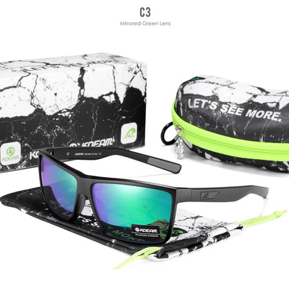 Sonnenbrille Rechteck polarisiert UV400 Beschichtung Herren