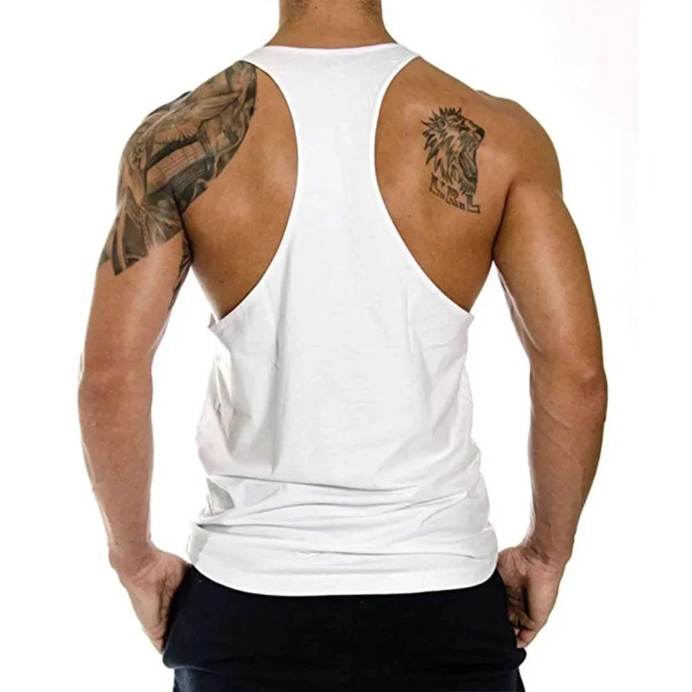 Ärmelloses Herren-Sommer-Top für Sport und Fitness mit breiten Schultern – vielseitiges Unterziehshirt