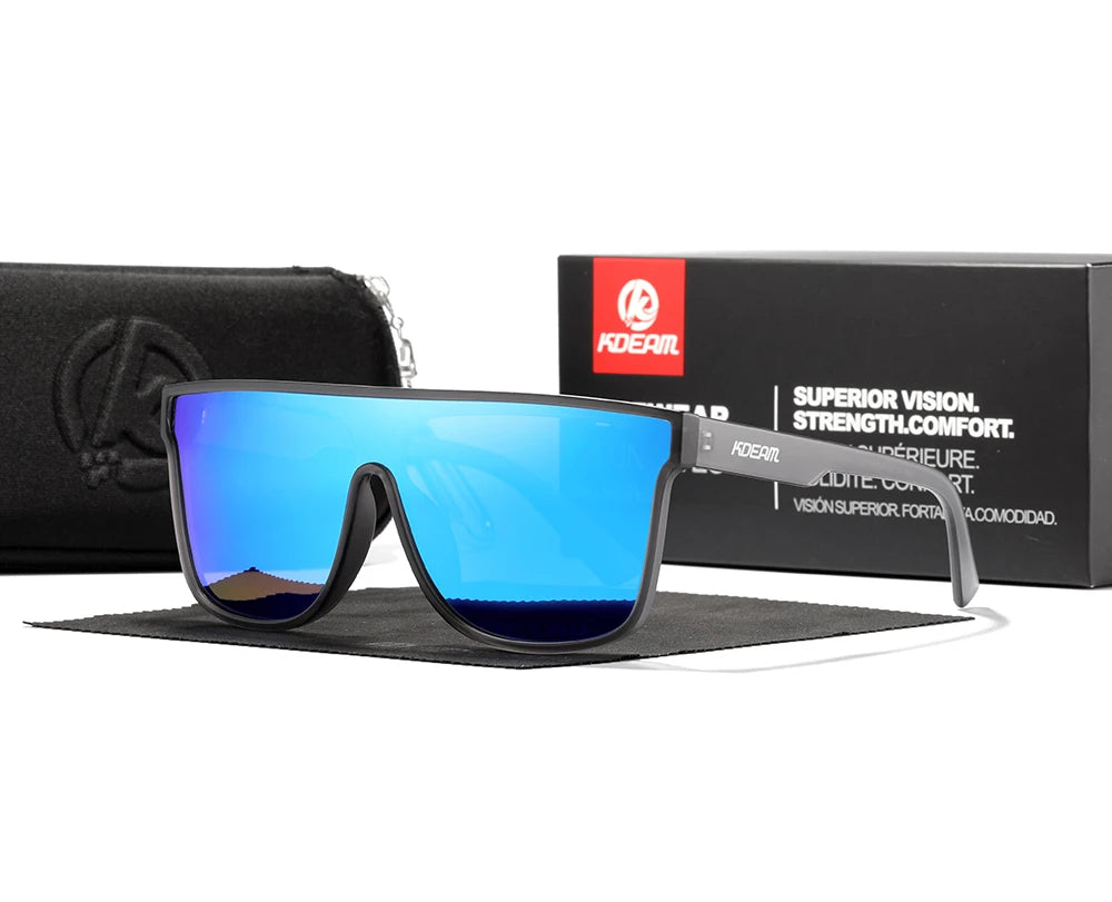 Sonnenbrille Einteiler polarisiert Sport Baseball Angeln Fahren Komplettzubehör
