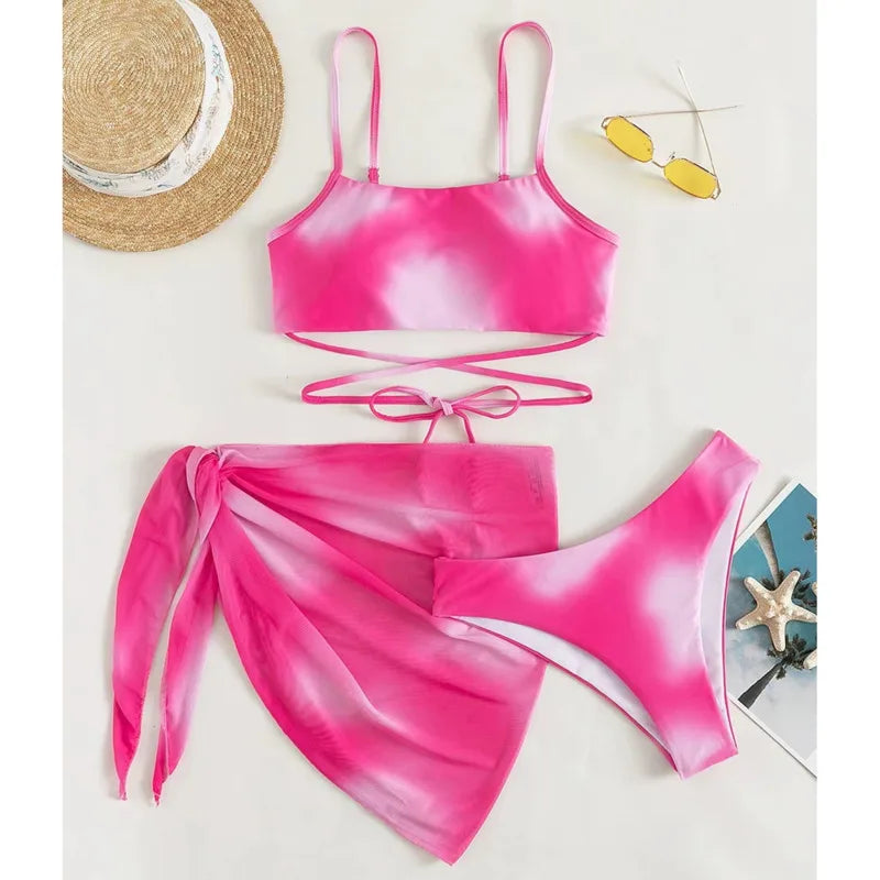 Sexy Push-Up-Bikini-Set für Damen mit brasilianischem Schnitt – ideal für Strand und Pool