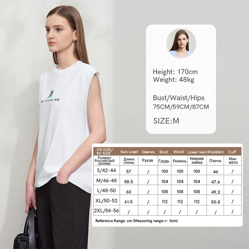 Damen T-Shirt mit Rundhalsausschnitt und besticktem lockeren Design für den Sommer