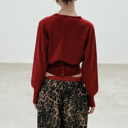 Damen-Shorts mit Patchwork-Applikationen und hohem Bund – figurbetont und modisch
