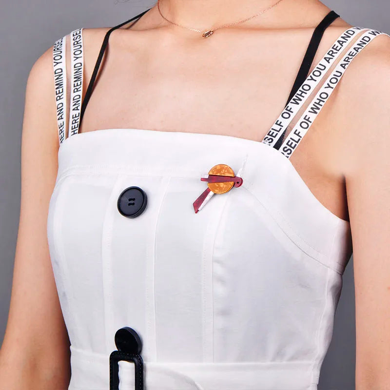 Brosche Hummer Vogel Acryl Harajuku Tier Corsage Clip Damen Kinder
