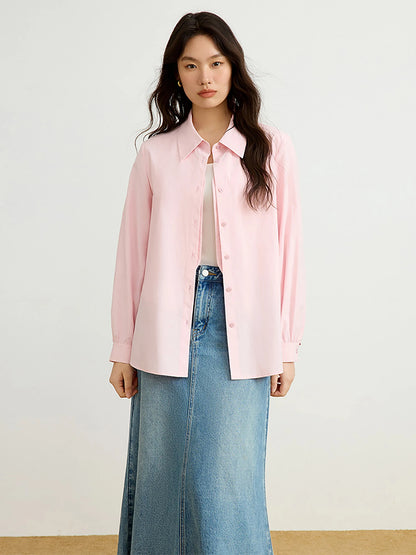 Damenbluse mit abnehmbarem Bindeband – minimalistisches Design für das Büro mit schmeichelhafter Silhouette und vielseitigen Stylingmöglichkeiten