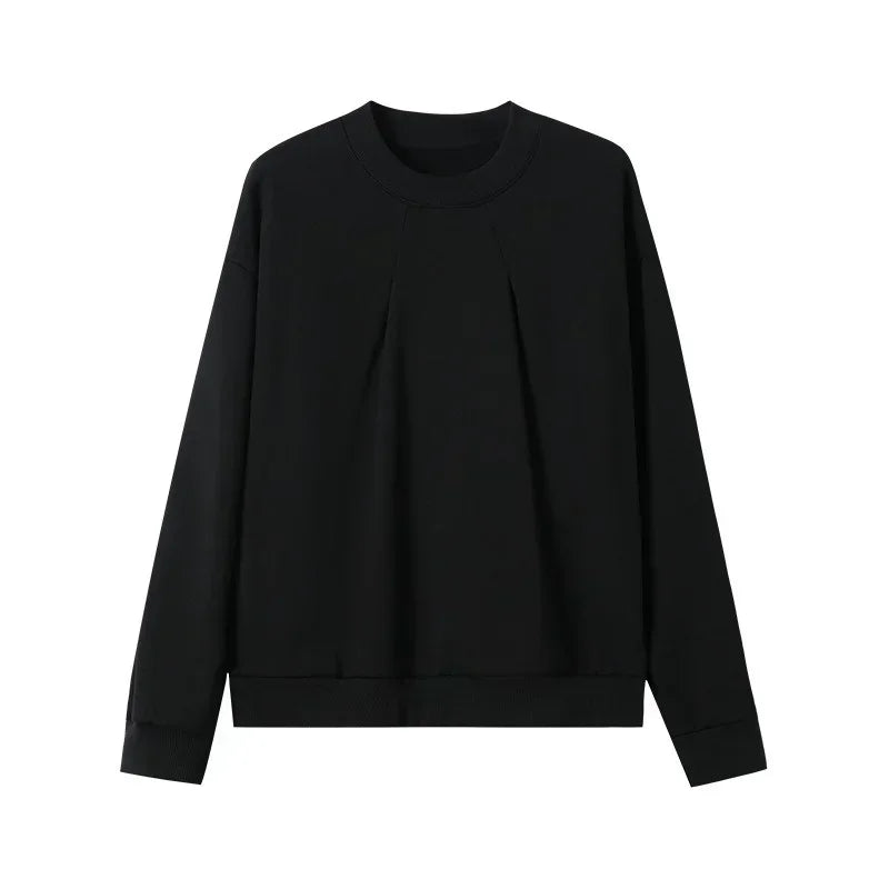Herren Crewneck Sweatshirt im Y2K Stil mit Taschen und Kapuze