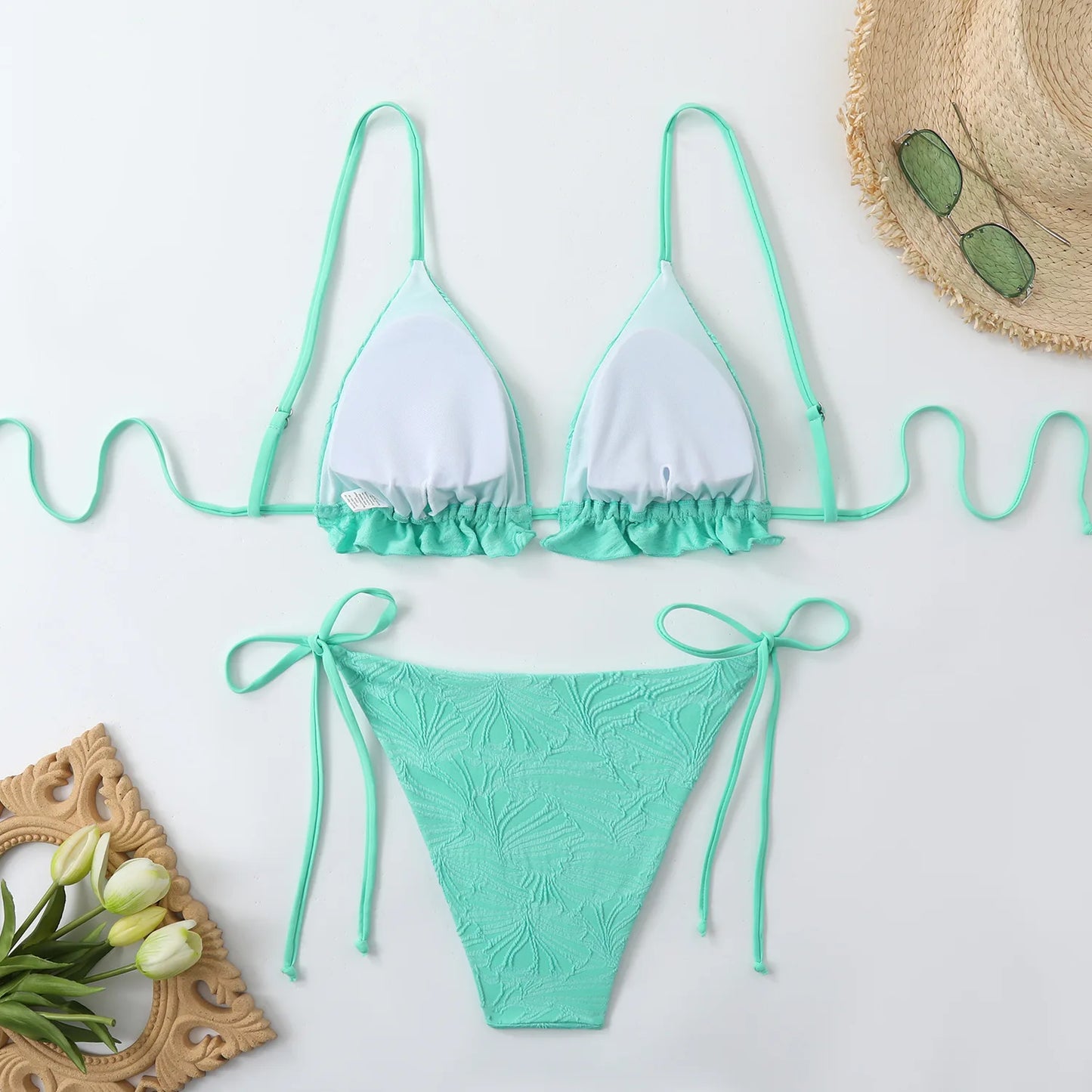 Sexy Bikini-Set für Damen mit Push-up-Effekt – ideal für Strand und Pool