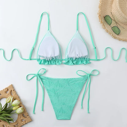 Sexy Bikini-Set für Damen mit Push-up-Effekt – ideal für Strand und Pool