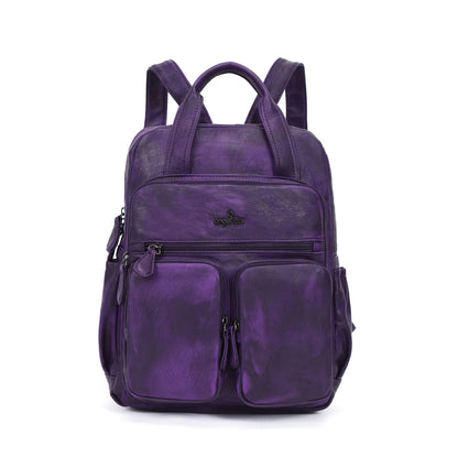Unisex Schulrucksack Großes Fassungsvermögen mit Mehrfachtaschen und weichen Schultergurten für Alltag und Schule
