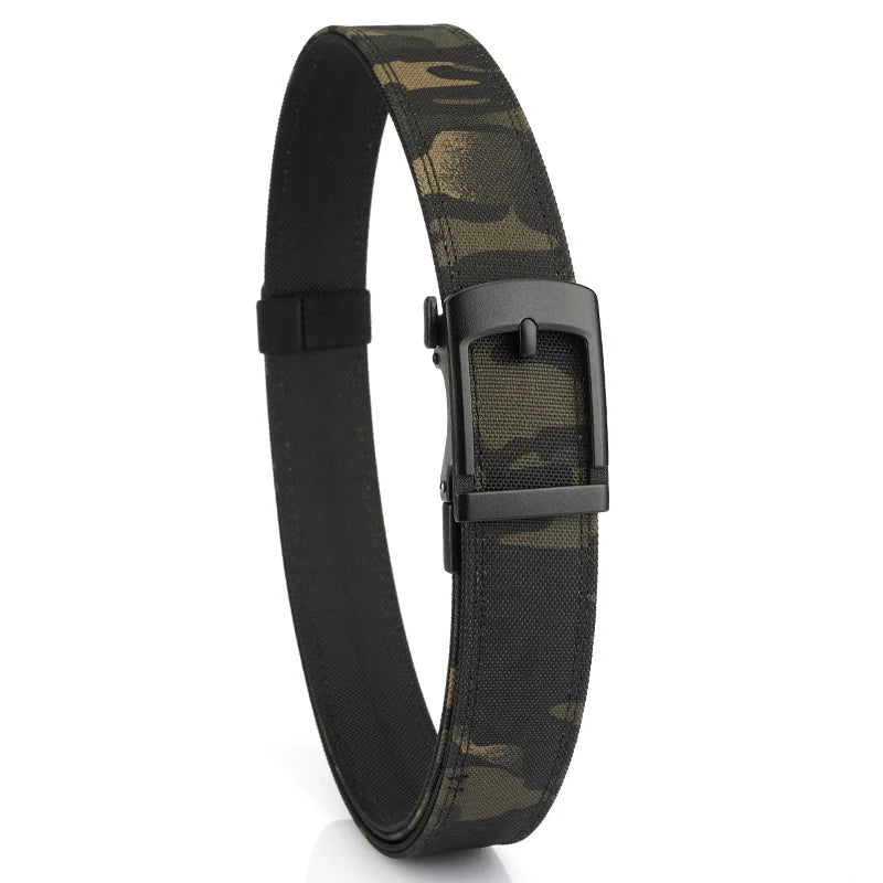 VATLY EDC Casual Gürtel Herren Nylon Rigid Military Automatik-Schnalle