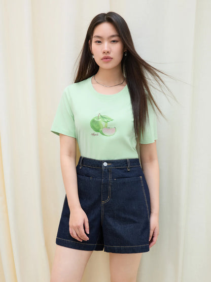 Zweiteiliges Damen-T-Shirt mit Trägern – schlichtes, modisches Design für den Sommer, vielseitig kombinierbar