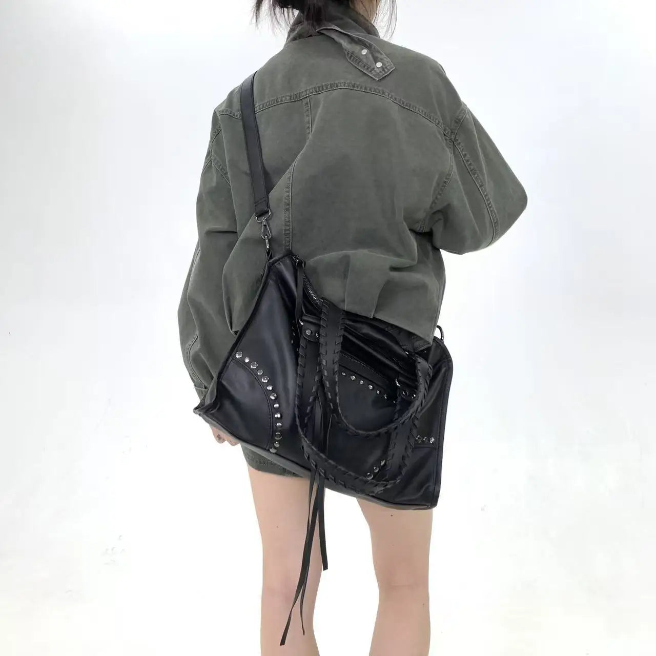 Damen-Tote Tasche Große Kapazität Aus Weichem PU-Leder Ideal für Alltag Reisen und Freizeit